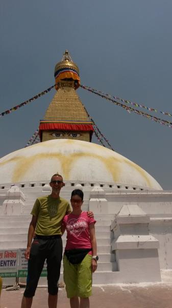 Bodnath Stupa erstrahlt wieder ...