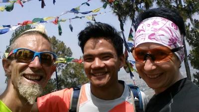 Trailrunning in Kathmandu mit Manish