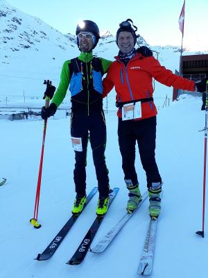 ... unser erstes Skitourenrennen