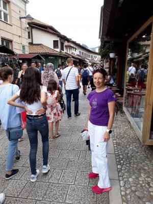 ... in der Altstadt von Sarajevo